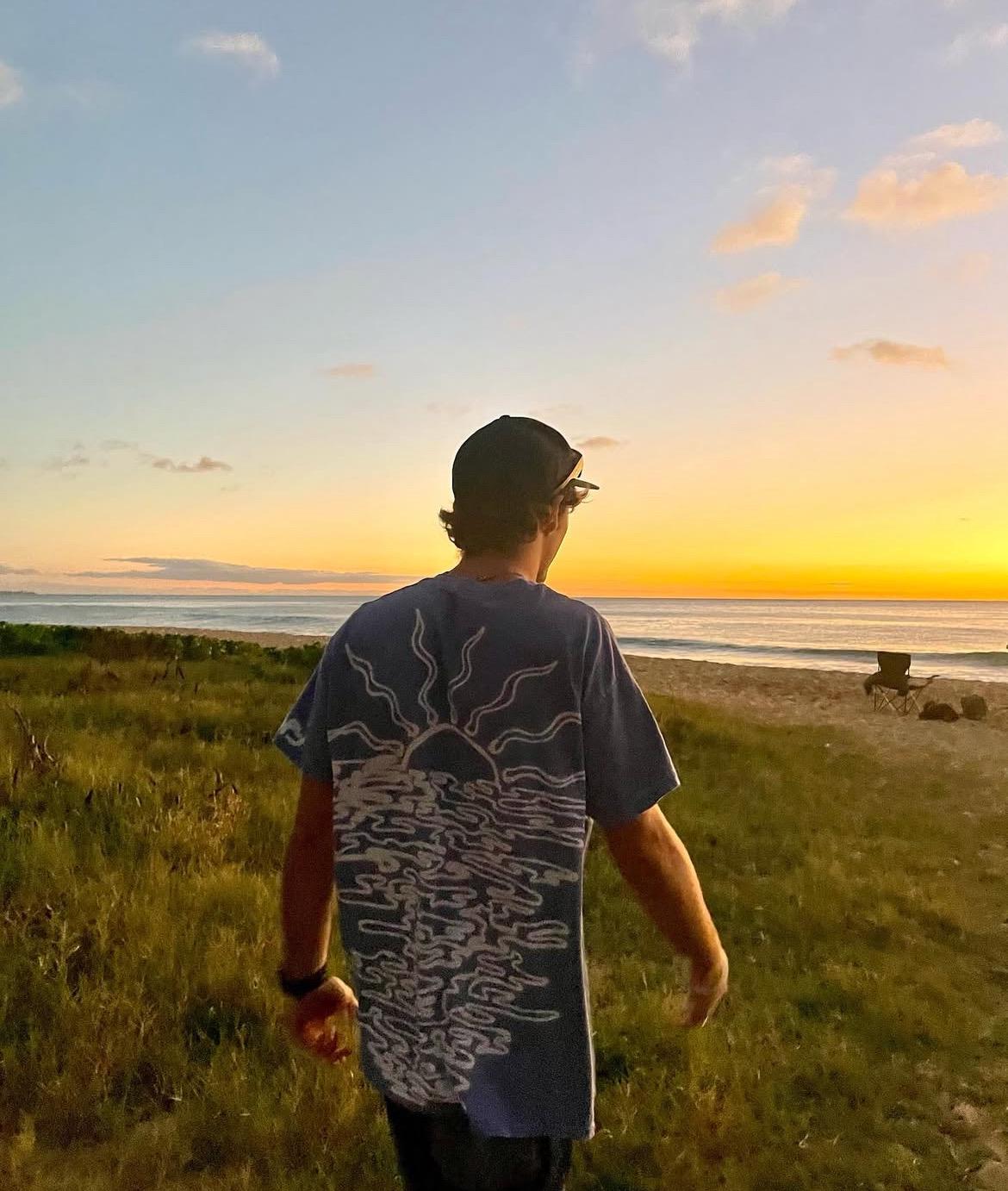 Psychedelic sunset tee