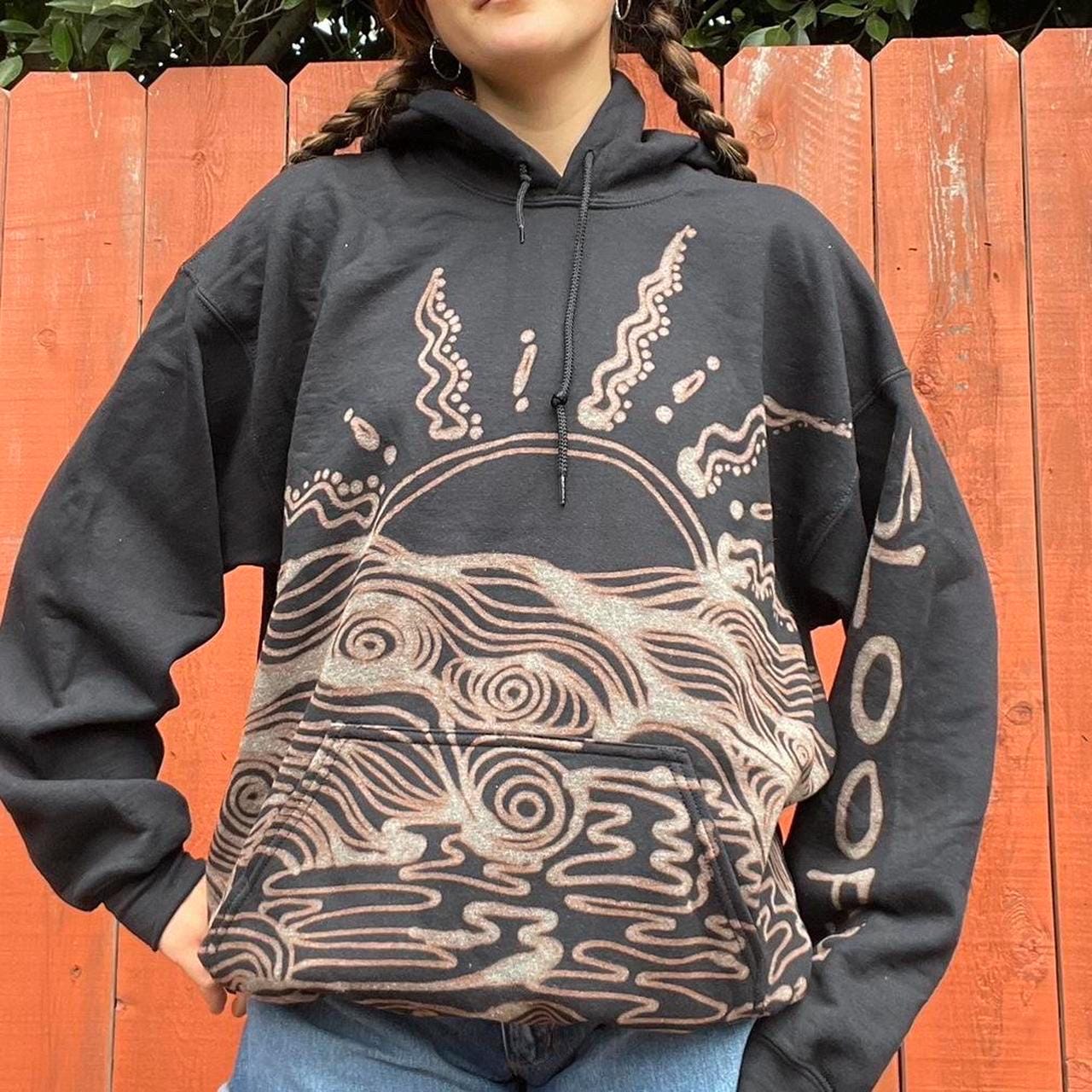 Psychedelic ocean sunset hoodie