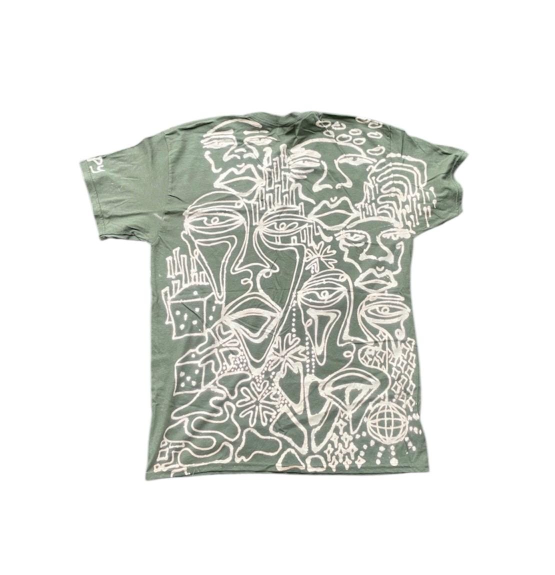Psychedelic rave graphic tee