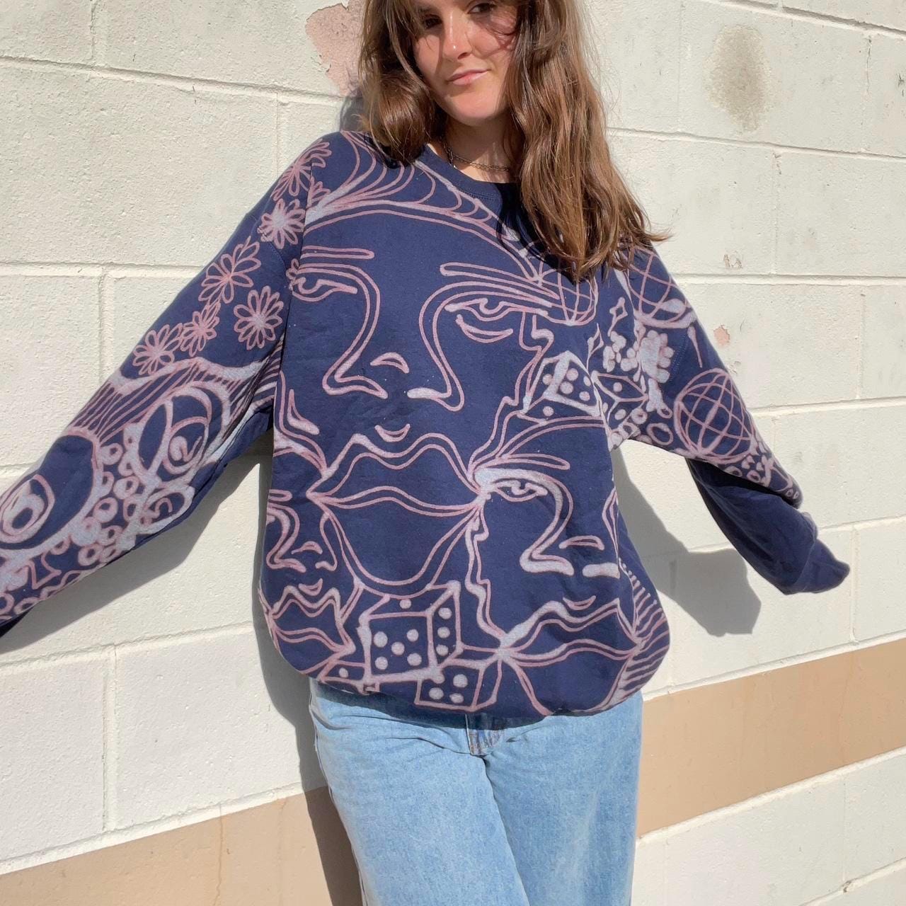 Dice face crewneck