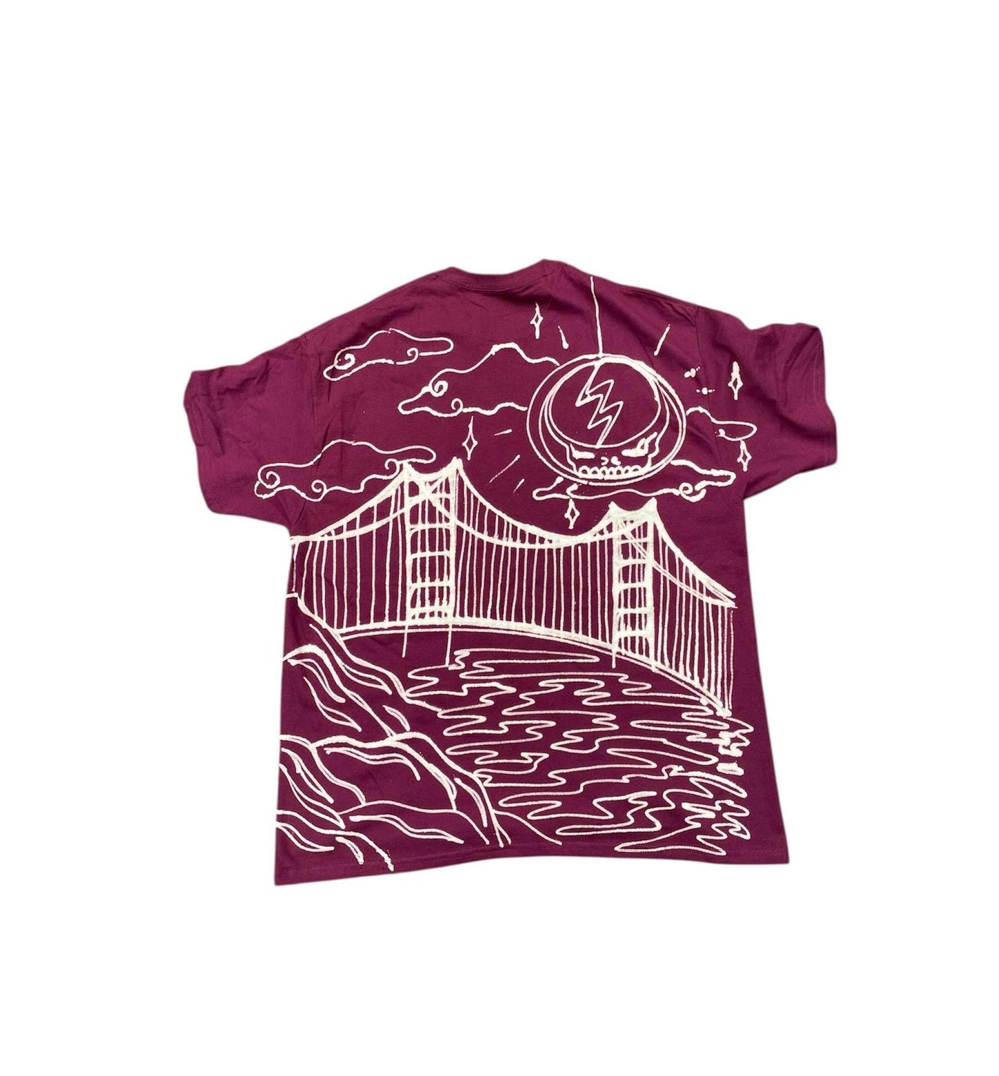 Handpainted San Fransisco skyline graphic tee