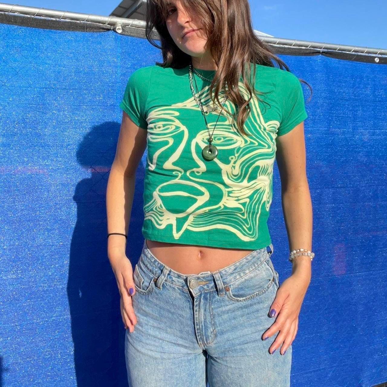 Groovy waves baby tee