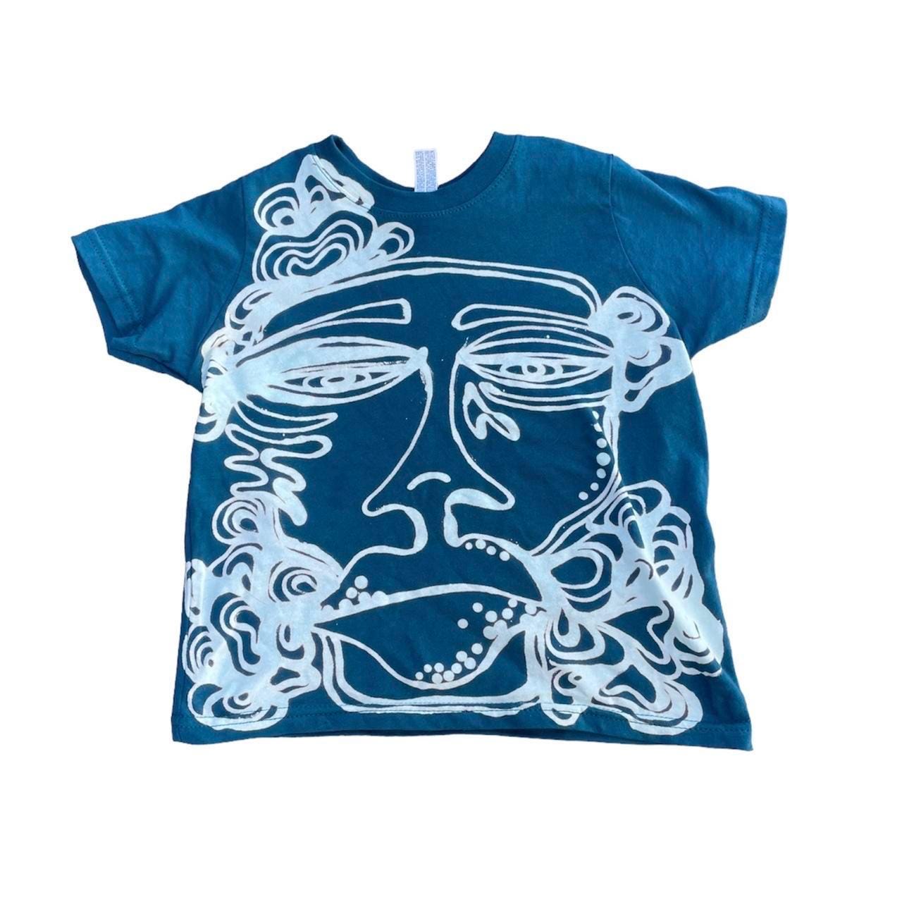 Fairy faces and pattern baby tee