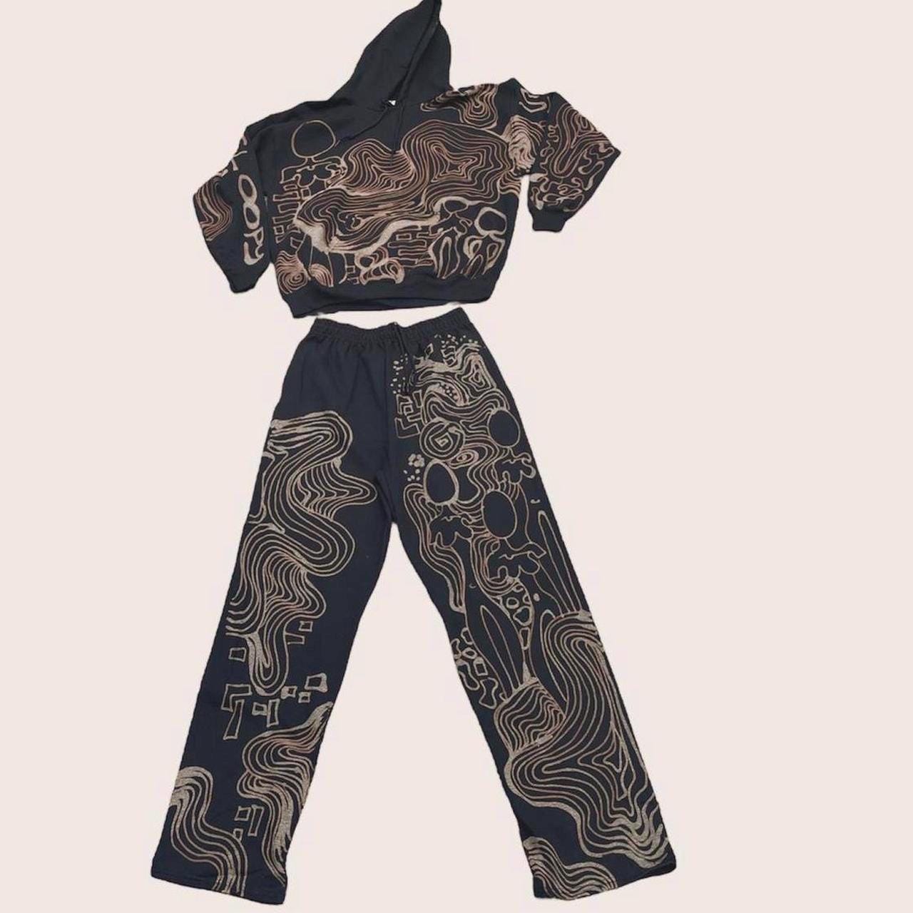 .Custom Graphic Sweatpants