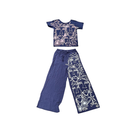 Funky handpainted linen set