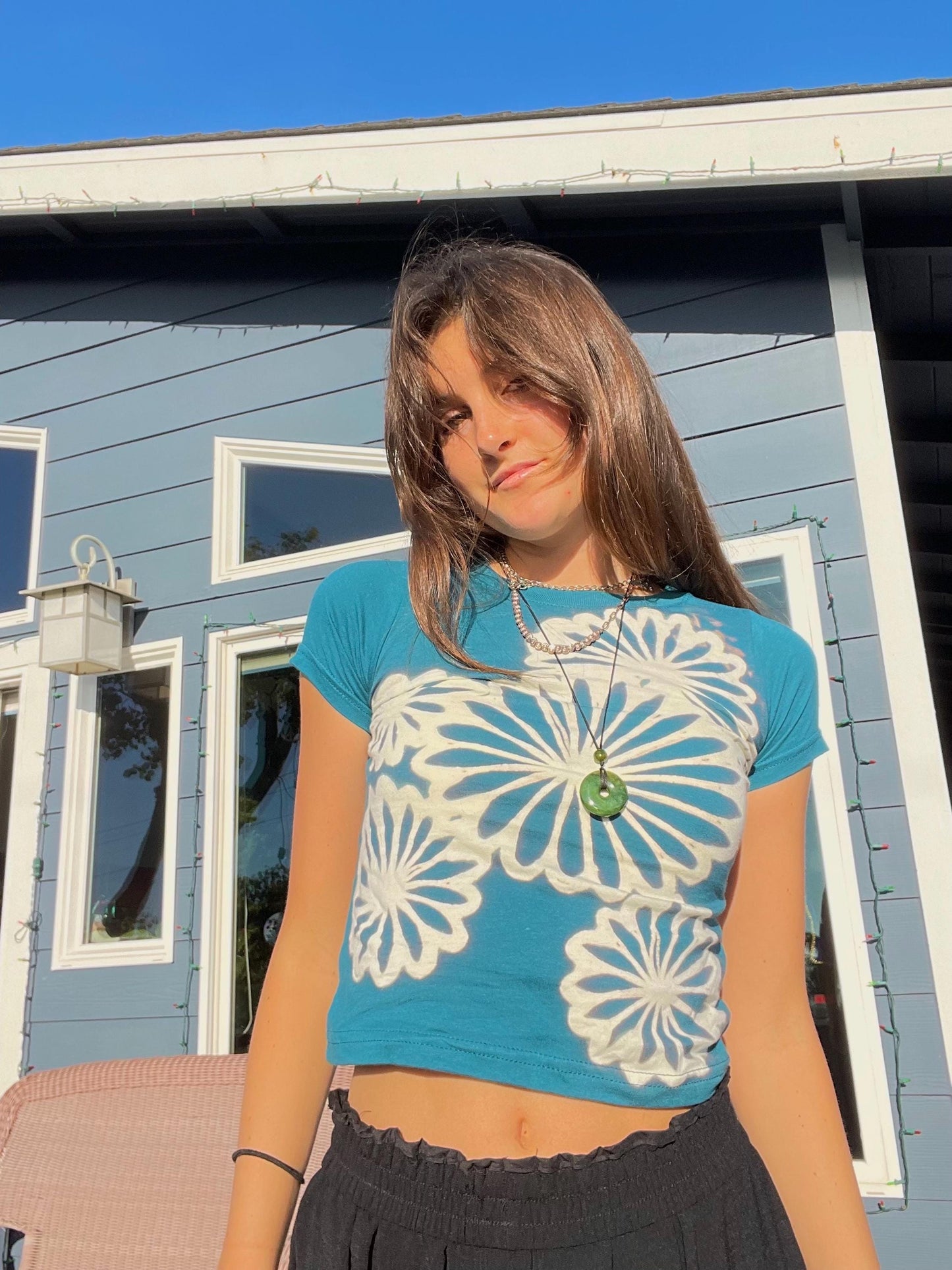Ditsy floral baby tee