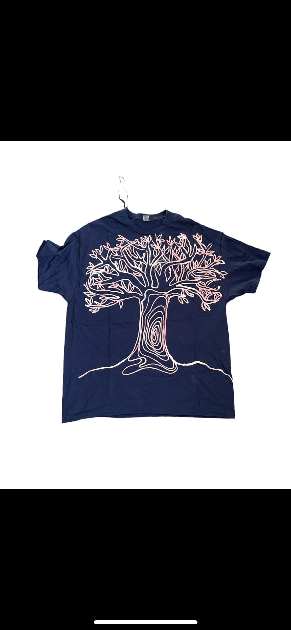 Tree of life and psychedelic sunset tee