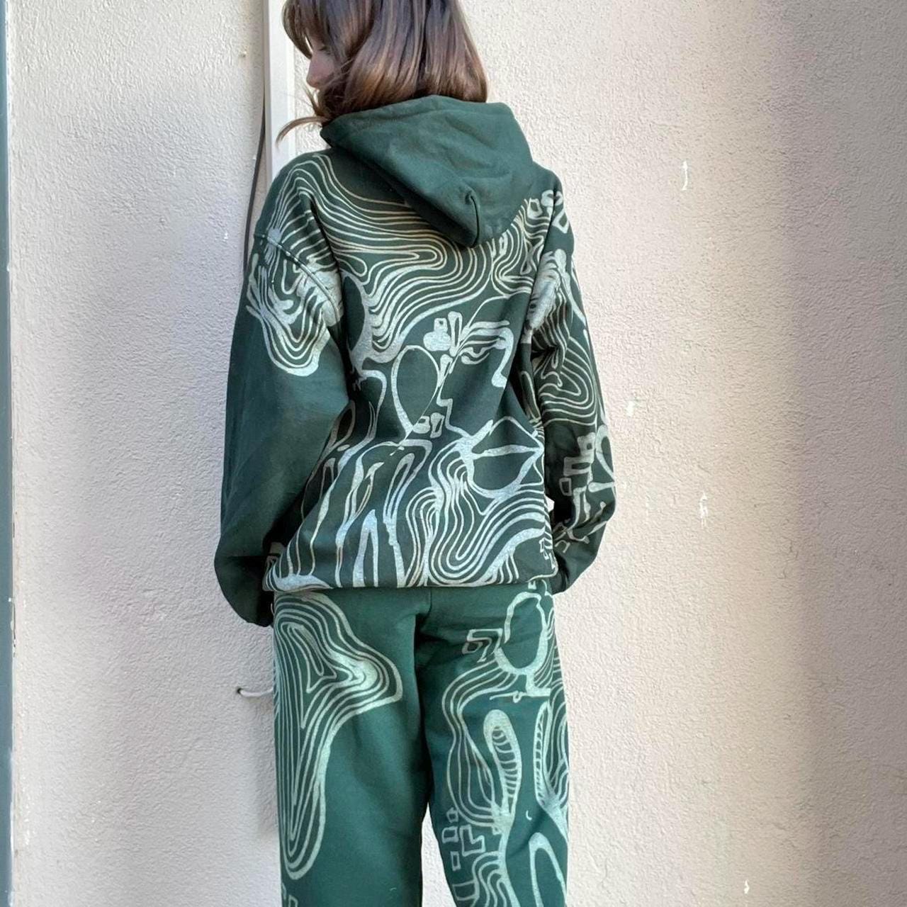 Psychedelic clouds hoodie/sweatsuit