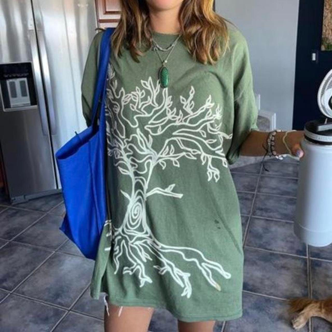 Tree of life and psychedelic sunset tee