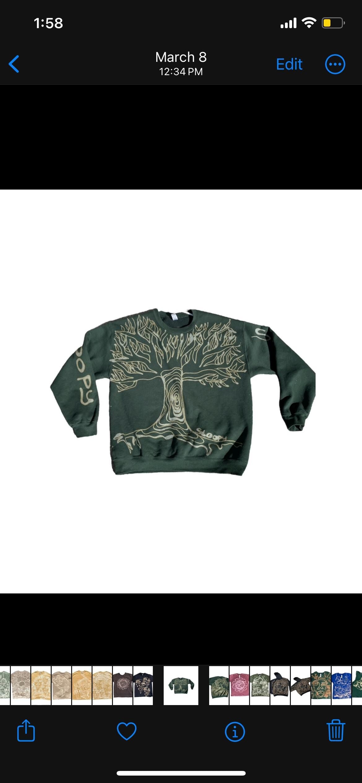 Tree of Life Crewneck sweatshirt