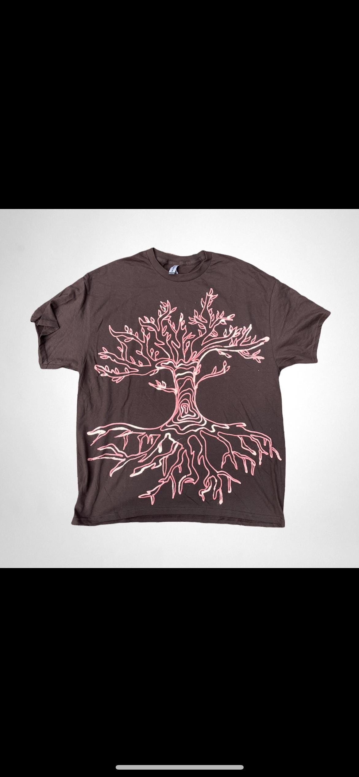 Tree of life and psychedelic sunset tee